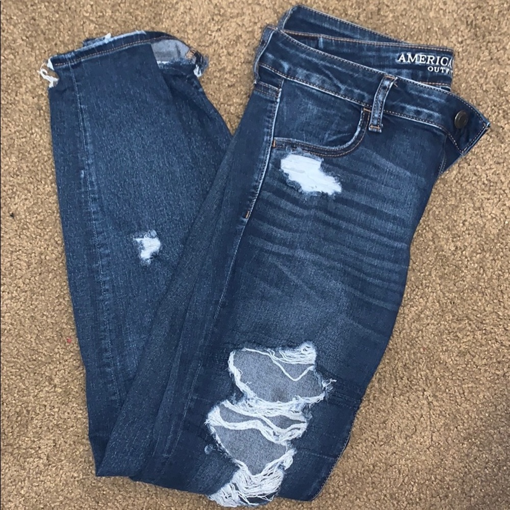 COPY - AE ripped skinny jeans